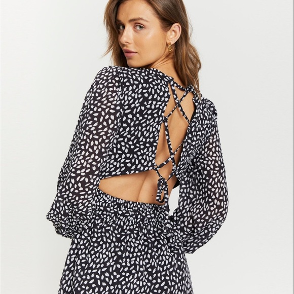 Speckled print dress size 8 - Picture 5 of 6